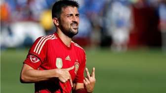 David Villa, "Man of The Match" Australia vs Spanyol