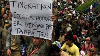Tenaga Honorer di Banten Masih Tunggu Keputusan Resmi Pemerintah