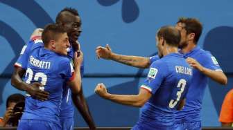 Preview: Italia vs Uruguay, Menunggu Pendamping Kosta Rika