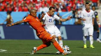 Babak I: Belanda 0, Cile 0