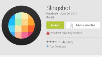 Facebook Luncurkan Slingshot ke Seluruh Dunia