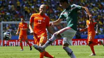 Ini Pengakuan Robben Soal "Diving" Lawan Meksiko 