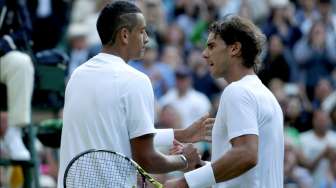 Australia Puja-puji Kyrgios, Nadal Hanya Berpesan Singkat