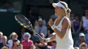 Singkirkan Halep, Bouchard Ditantang Kvitova di Final Wimbledon