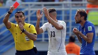 Luput dari Aksi Suarez, Rodriguez Pimpin Laga Brasil vs Jerman