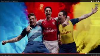 Ini Dia Jersey Baru Arsenal