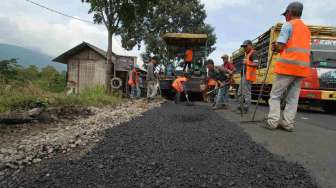 Jalur Mudik Melintasi Nagrek Dalam Perbaikan