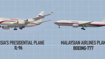 Pesawat MH17 Mirip dengan Pesawat Putin