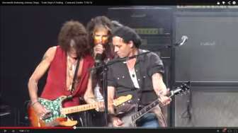 Video: Johnny Deep Jadi Gitaris Dadakan Aerosmith