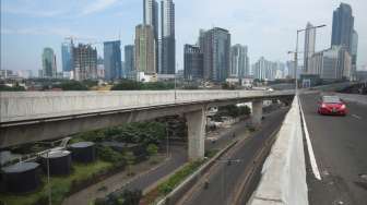 Jalan Dalam Kota Jakarta Lancar, Sejumlah Tol Padat