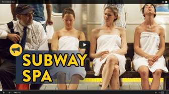 Video: Atasi Musim Panas, Stasiun New York Sediakan Spa