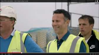 Video: Duo Neville, Butt, Scholes dan Giggs, Main Bola di atas Gedung