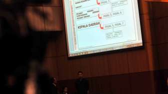 DKPP kembali menggelar sidang kedua terkait kode etik Pilpres 2014 di Ruang KH. M Rosjidi Kementrian Agama Jakarta, Senin (11/8)[suara.com/Adrian Mahakam]