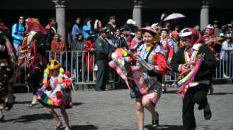 Festival Dewa Matahari di Cusco Peru