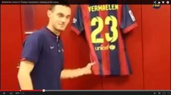 Video: Aksi Pertama Vermaelen di Camp Nou