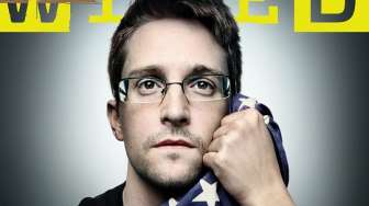 Jadi Sampul Majalah, Edward Snowden Peluk Bendera Amerika Serikat