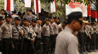 Lebih dari 1.000 Personil Gabungan Jaga Gedung DPR