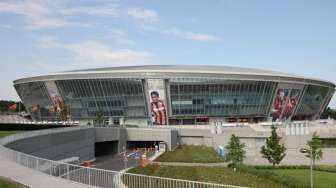 Dua Ledakan Rusak Stadion Kandang Shakhtar Donestk