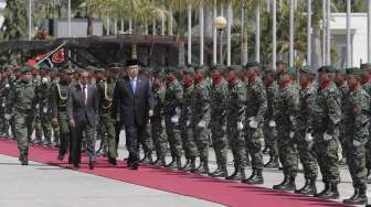 Kunjungan resmi kenegaraan Presiden SBY ke Dili, Timor Leste, Selasa (26/8). [Rumgapres/Abror]