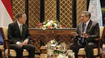 Foto: SBY di Forum Global Aliansi Peradaban PBB (UNAOC) 