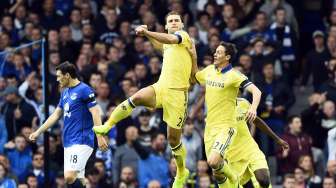 Babak I: Everton 1, Chelsea 2