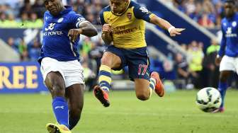  Arsenal Diimbangi Leicester City 1-1