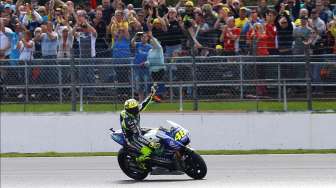 Rossi Cukup Puas dengan Podium Perdananya di Silverstone