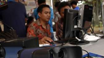 Pameran IPTEK dan Industri Kreatif  \"Indonesia Menjawab Tantangan Masa Depan\" di pelataran tugu Proklamasi Jakarta, Sabtu (6/9). [suara.com/Kurniawan Mas'ud]