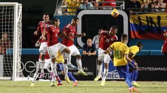 Kolombia Bertekuk Lutut oleh Tendangan Bebas Neymar