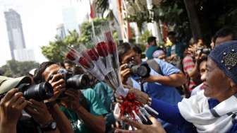 Mengenang satu dekade peristiwa bom Kuningan, Jakarta (9/9). [suara.com/Kurniawan Mas'ud]