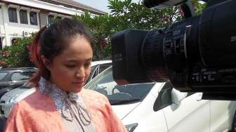 Marshanda menghadiri sidang lanjutan cerai dengan Ben Kasyafani di Pengadilan Negeri Jakarta Pusat, Selasa (9/9). [suara.com/Ismail]