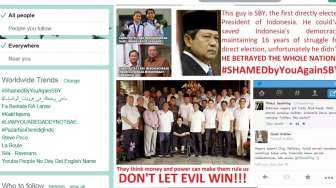 ?#ShamedByYouAgainSBY, SBY Kembali Dipermalukan di Twitter Dunia