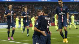 Taklukkan Barca, PSG Pimpin Klasemen Grup F 