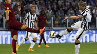 Gol Indah Bonucci Akhiri Duel Keras Juventus Kontra Roma