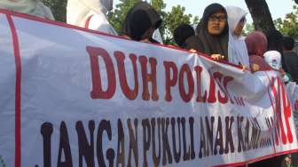 Massa FPI Kembali Demonstrasi, Jalan Kebon Sirih Macet