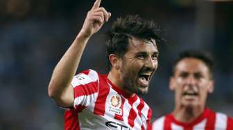 Villa Cetak Gol Pertama di Debut Bersama Melbourne City