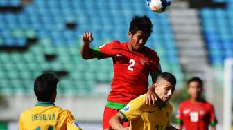 Timnas U19 vs Australia Tanpa Gol di Babak I