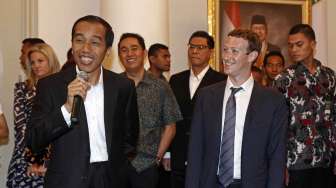 Foto: Mark Zuckerberg Sambangi Jokowi