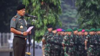 Foto: Apel Gabungan TNI-Polri