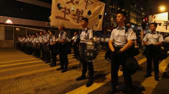 Polisi Hongkong Bubarkan Demonstrasi di Mongkok