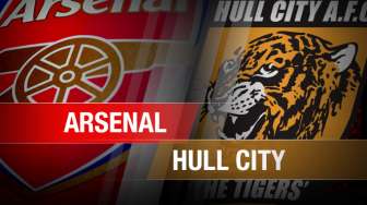 Susunan Pemain Arsenal vs Hull City 