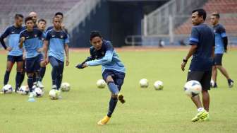 Latihan Timnas Indonesia