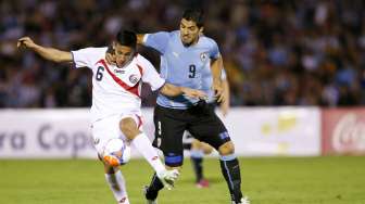 Suarez Cetak Gol, tapi Uruguay Kalah