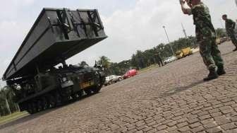 Persiapan Pameran Alutsista TNI AD