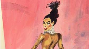 Seniman Ini Melukis Foto Bugil Kim Kardashian dengan Penisnya