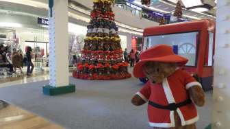 Rayakan Natal, Warga Jakarta Bisa Peluk Paddington Bear