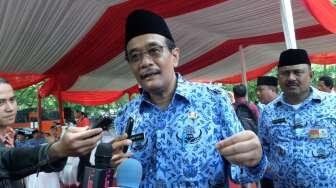 Di GKI Kwitang, Djarot Juga Ucapkan Salam Natal dan Beri Bantuan