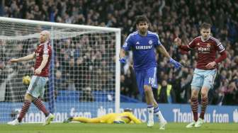 Selebrasi 'Mesin Gol' Chelsea