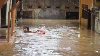 Kapolsek di Bangka Terseret Arus Banjir