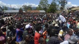 Kunjungan Presiden Jokowi di Wamena Papua